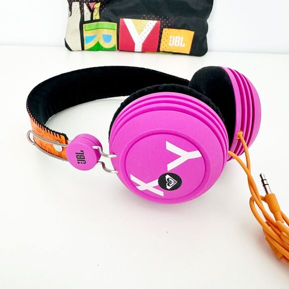 JBL Roxy Over Ear Headphones With Case EUC Tested - Picture 3 of 4